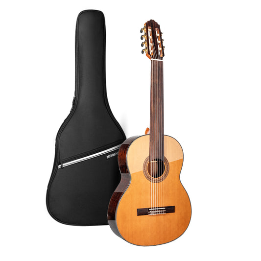 WISHMADE  Fretless Classical Guitar,7 String Nylon Guitar,Full Size for Advanced Players