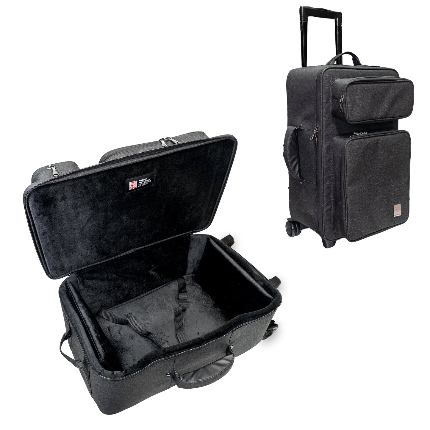 Wishmade AD100 Harmonium Cases With Handle,Waterproof and shock-resistant & Extra-large pocket